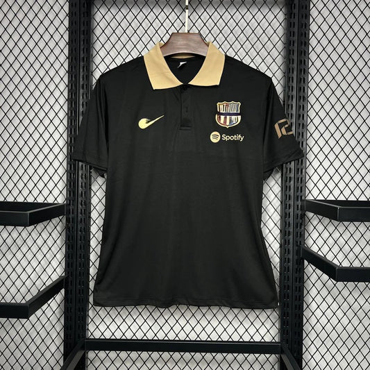 Camiseta Barcelona Polo Negro 24/25