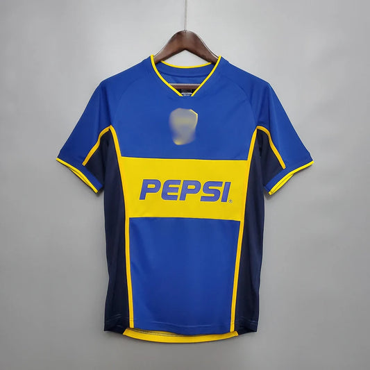 Camiseta Retro Boca Juniors 01/02