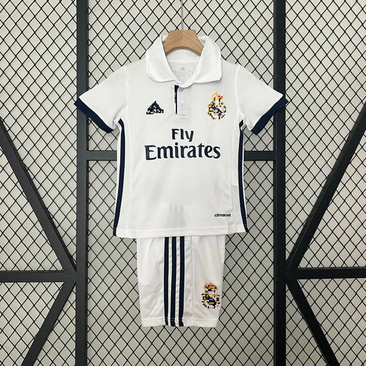 Camiseta Niño Retro Real Madrid Primera Equipación 16/17