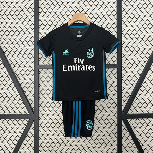 Camiseta Niño Retro Real Madrid Segunda Equipación 17/18