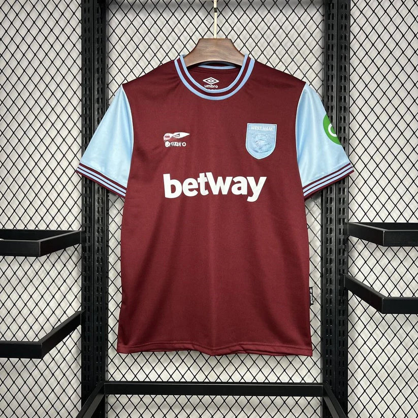 Camiseta West Ham Primera Equipación 24/25